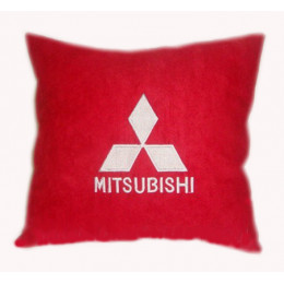Подушка с логотипом Mitsubishi