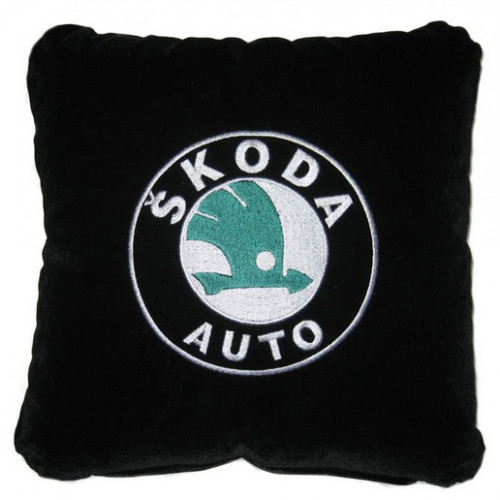 Заказать и купить Логотип Skoda на подушке