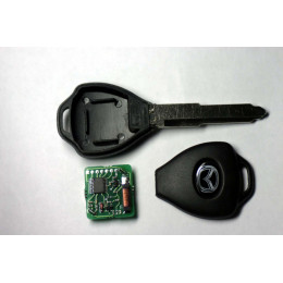 Ключ Mazda с электронным транспондером EH2 для копирования 4D