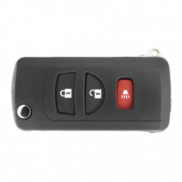 Корпус выкидного ключа Nissan Pathfinder три кнопки для тюнинга
