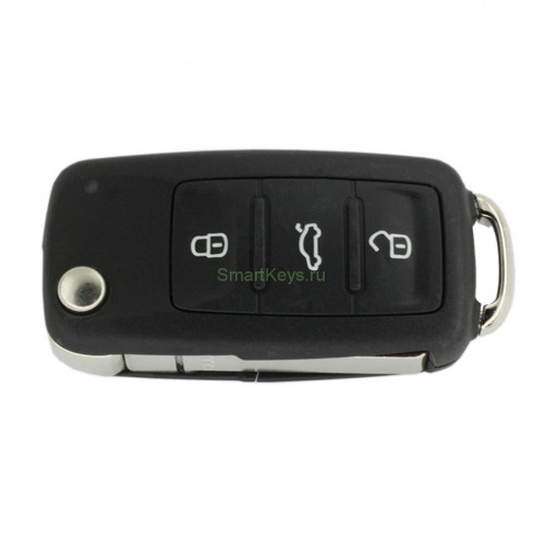 Дистанционный ключ VW три кнопки. ID48 433MHz номер 5K0 837 202 Q