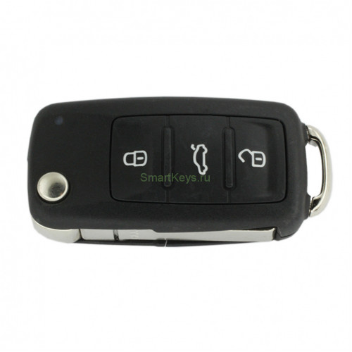 Дистанционный ключ VW 3 кнопки. ID48 433MHz номер 5K0 837 202 AB