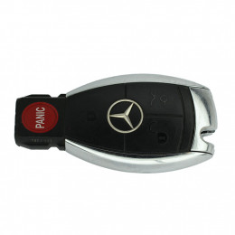 Ключ Mercedes три кнопки рыбка хромированный 315Mhz для моделей США