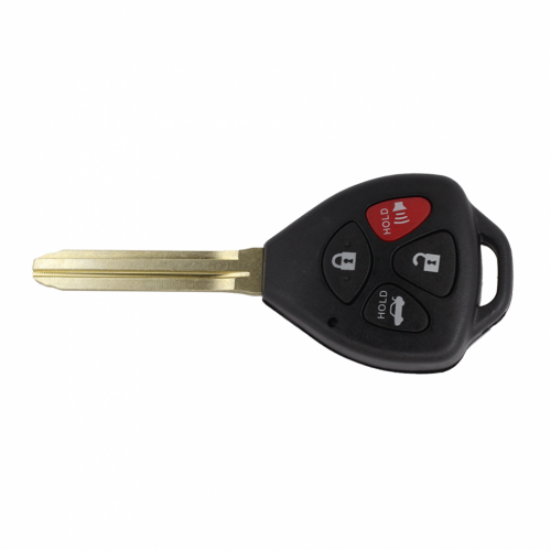 Корпус - заготовка ключа Toyota четыре кнопки. Лезвие TOY43