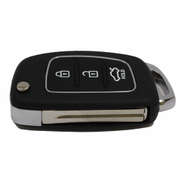 Корпус выкидного ключа Hyundai три кнопки, лезвие KIA7