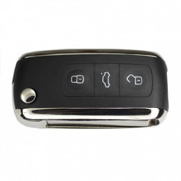 Выкидной ключ BMW с транспондером ID44 3 кнопки для моделей Европы 433Мгц, лезвие HU92
