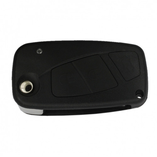 Корпус выкидного ключа Fiat с тремя кнопками, черный, лезвие SIP22