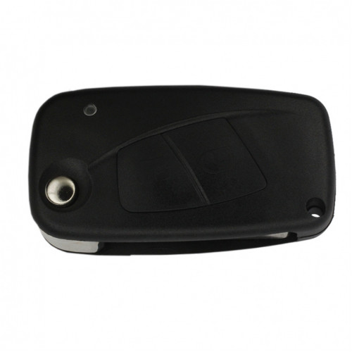 Корпус выкидного ключа Fiat с двумя кнопками, черный, лезвие SIP22