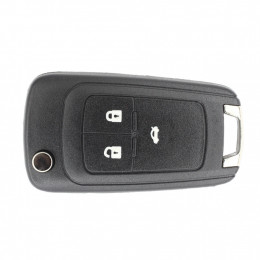 Корпус выкидного ключа Шевроле Chevrolet 3 кнопки лезвие HU100