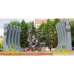 Шаблоны для кружек с фотографиями Екатеринбурга. Памятник "Черный тюльпан"