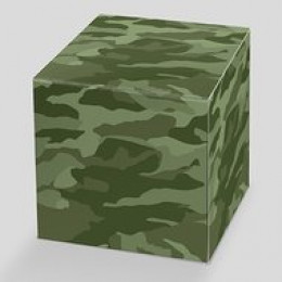 Коробка для кружки темно-зеленая "Хаки"