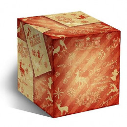 Коробка для кружки новогодняя "Красная"