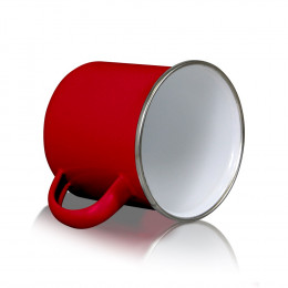 Кружка металл красная в индивидуальной упаковке 330мл премиум