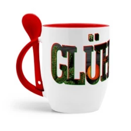 Кружка с ложкой "Gluwein"