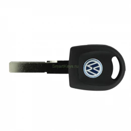Заготовка ключа VW с подсветкой личинки, вертикальная нарезка HU66